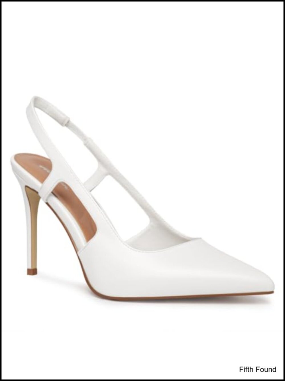Women's Slingback Stiletto Heels Pointed Toe Pumps Formal Dress Shoes